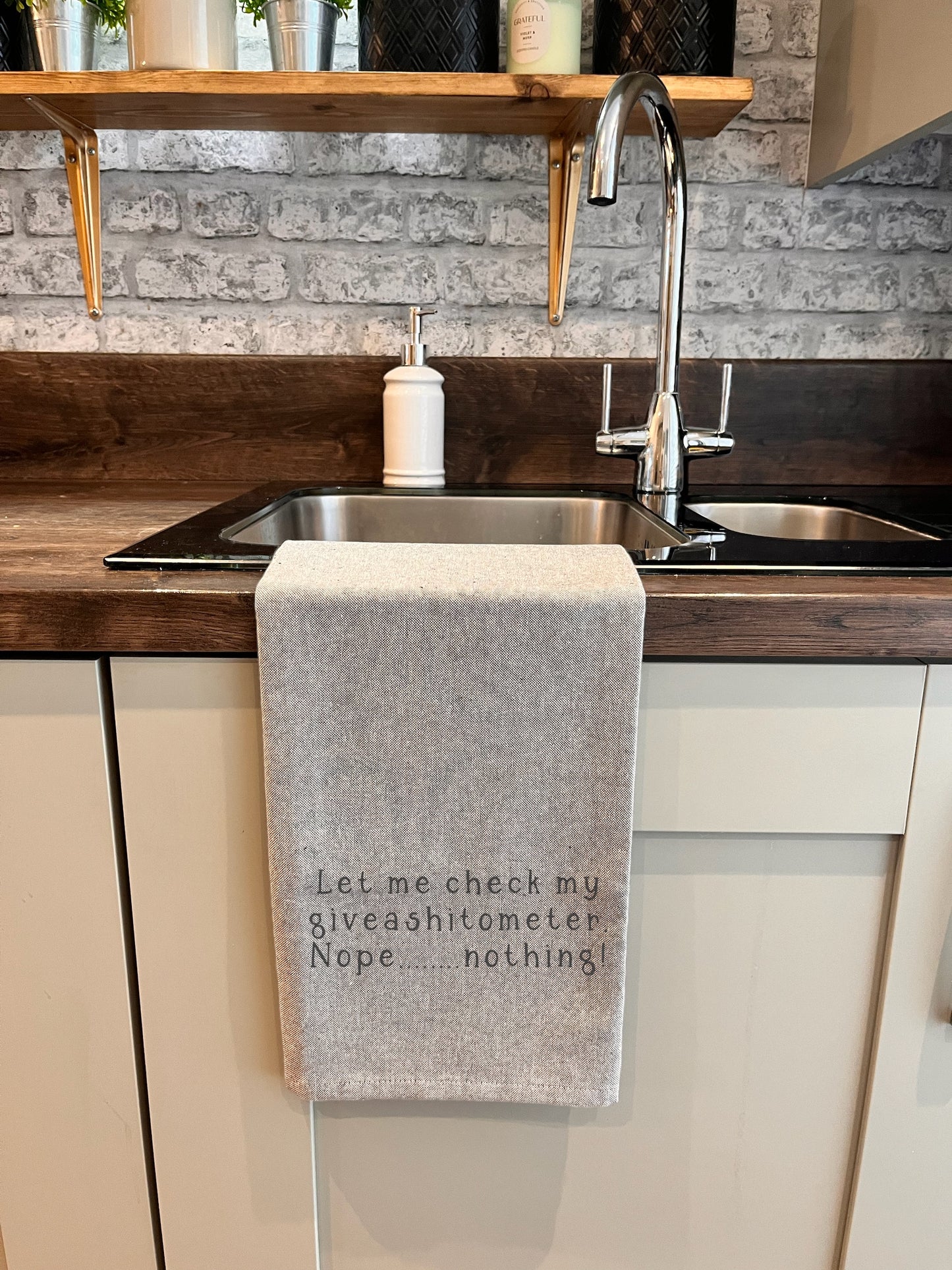 Let Me Check - Extra Large TeaTowel