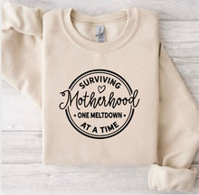 Load image into Gallery viewer, Surviving Motherhood Sand Sweatshirt