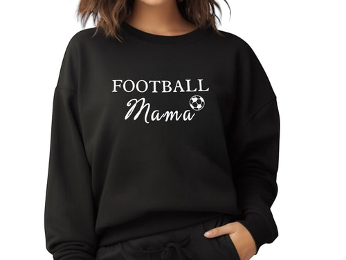 Football Mama - Black Sweatshirt